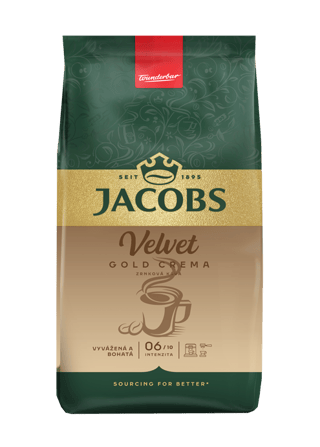 WholeBeans Jacobs Velvet Gold Crema 1000Face